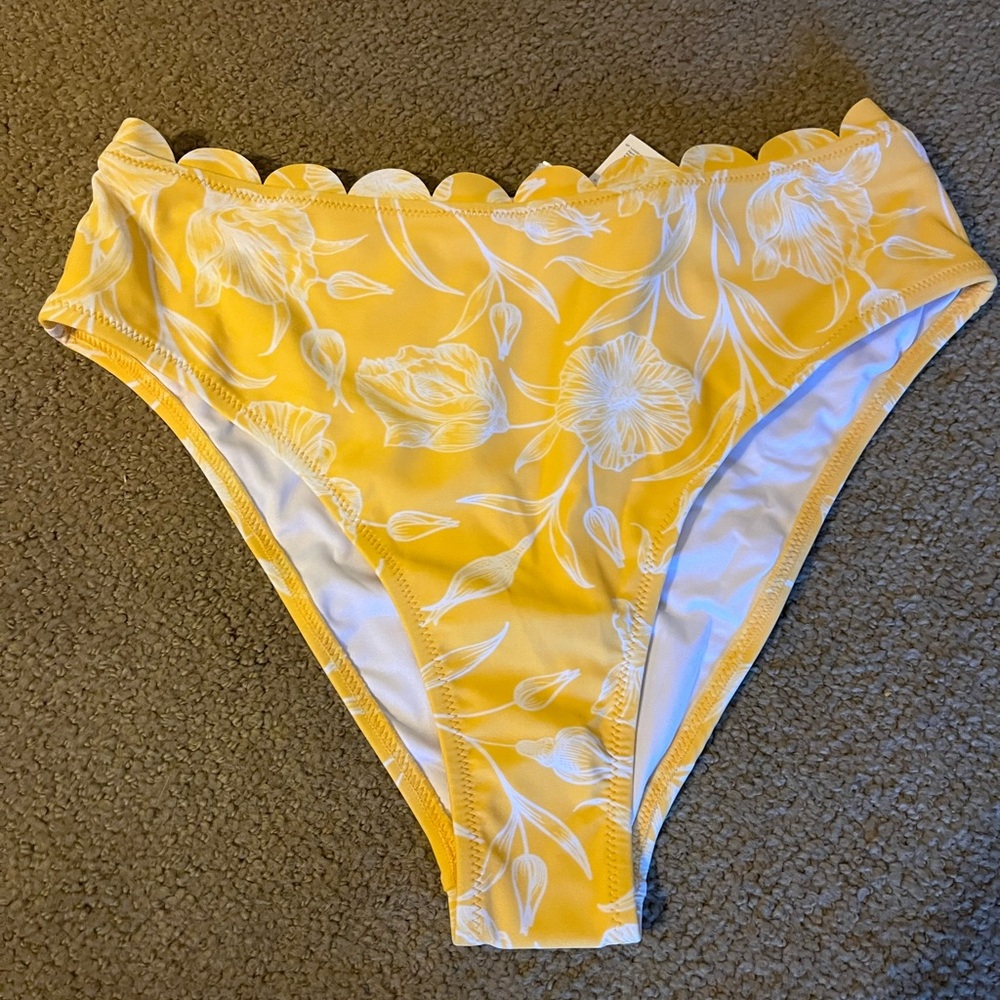 Charleigh Floral Yellow Wide Straps Bikini - Picture 6 of 7